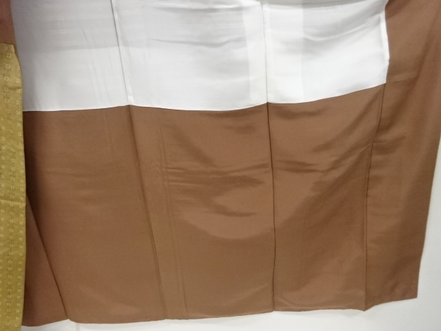  未使用品　仕立て上がり　本場琉球花織　手織り紬着物